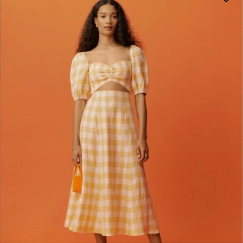 Reformation Pompano Linen Dress